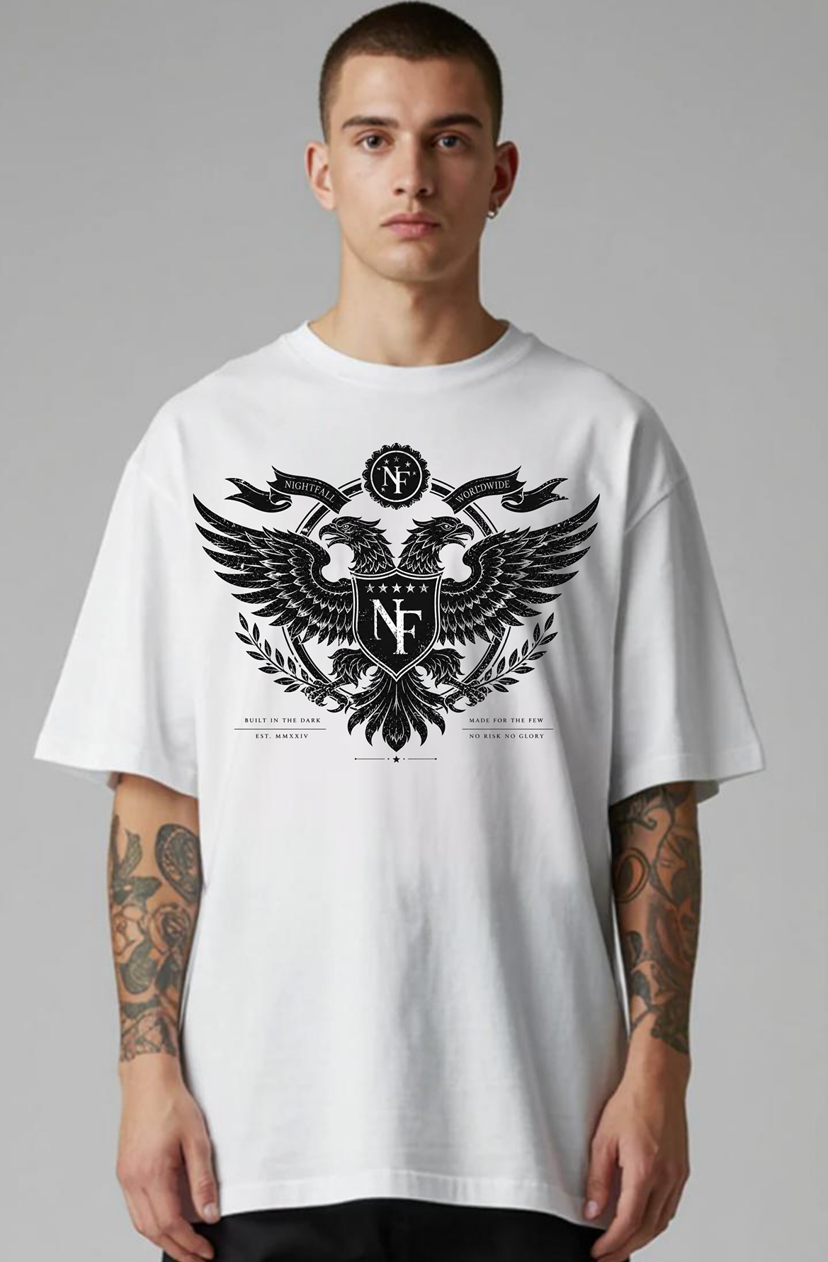 NF Badge Oversized Shirt